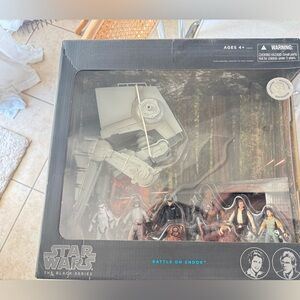 Star Wars Black‎ Series “Battle on Endor” AT-ST & Figures – Exclusive NIB